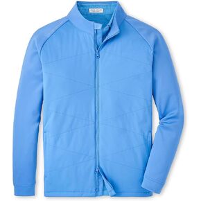 PETER MILLAR Men's Blue Sea Merge Hybrid Jacket Size Large in Saudi Arabia