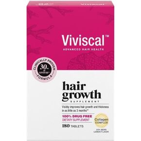 Viviscal Hair Growth Supplements for Women for Thicker, Fuller Hair, Nourishes Thinning & Loss, with Proprietary Collagen Complex, 60 Tablets, 1 Month Supply in Saudi Arabia