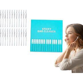 Earwax Removal Adhesive Swabs, 2026 New Reusable Ear Wax Removal Tools with Dust Cover,Home Personal Care Hygiene Kit for Adults (24pcs Small Size) in Saudi Arabia