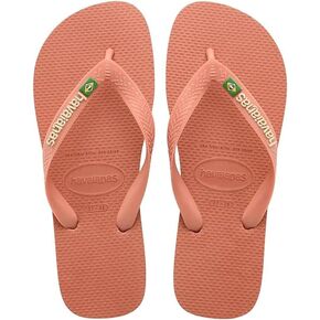 شعار Havaianas للسيدات البرازيلي Flip Flops Flops ، Clay Pink ، 9/10 in Saudi Arabia