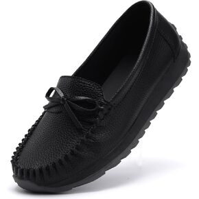 Loafers for Women Lightweight & Comfort Leather Slip On Daily Work Flats Business Classic Casual Walking Shoes in Saudi Arabia