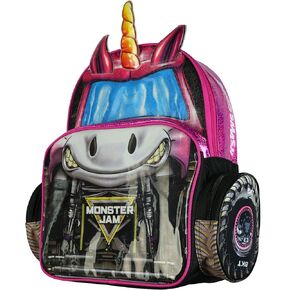 INTIMO Monster Jam Backpack Sparkle Smash 3D Truck Bookbag 16" in Saudi Arabia