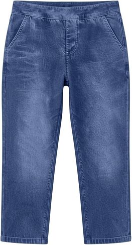 Womens Capri Jeans 2026 Summer High Waisted Pull On Straight Leg Stretchy Boyfriend Denim Capris Pants with Pockets in Saudi Arabia