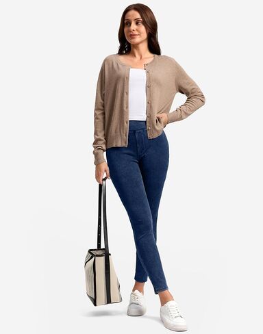 Rammus Jeggings Pull on Stretchy Jeans for Women High Waisted Skinny Jean Leggings Tummy Control Denim Pants with Pockets in Saudi Arabia