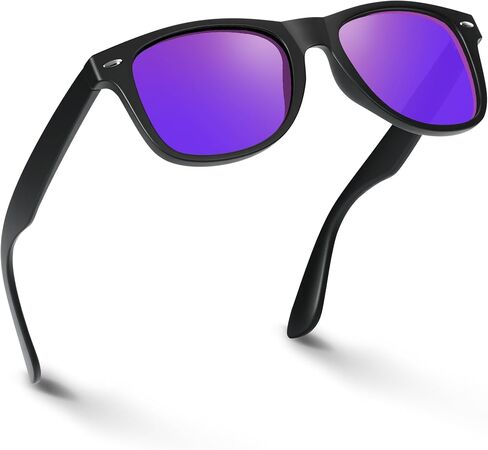Black Polarized Sunglasses for Men: UV Protection Shades Sun Glasses Mens and Women Fishing Driving in Kuwait
