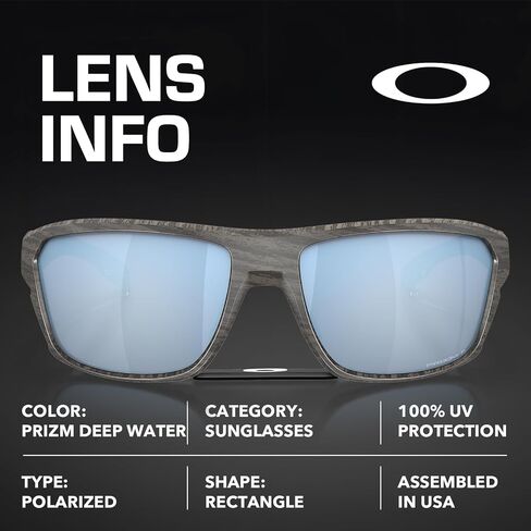 Oakley SPLIT SHOT WOODGRAIN COLLECTION OO9416 Rectangle Shape Sunglasses With Official Eyewear Kit in Kuwait