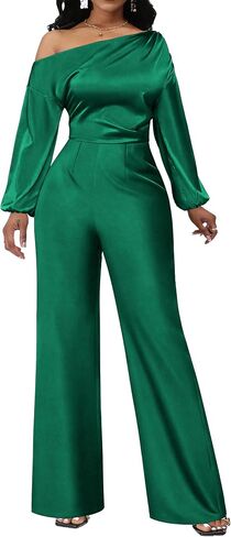 sexycherry Formal Jumpsuit for Women Dressy Elegant Lace Long Straight Pants Jumpsuits for Party Club with Zipper in Saudi Arabia