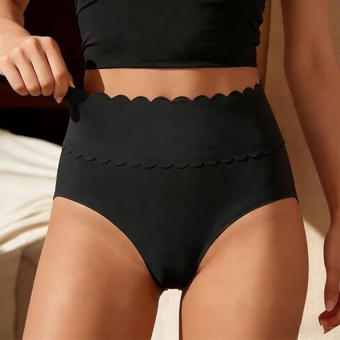 High Waisted Seamless Underwear for Women, Soft Stretch No Show Panties, Full Coverage Ladies Briefs in Kuwait