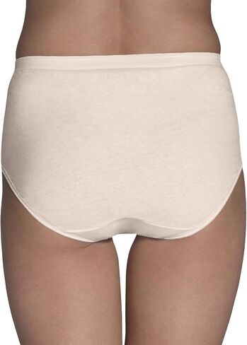 Fruit of the Loom Women's Cotton Brief Panty Assorted - 6 Pack, 6DBRIA1, Assorted, 7 in Kuwait