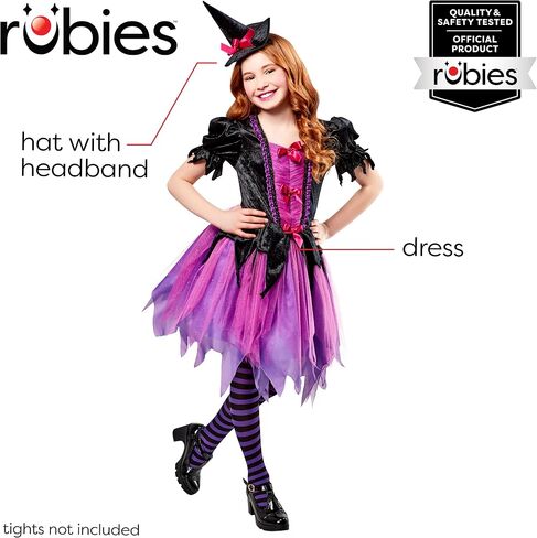 Rubies Purple Witch Costume Dress for Kids in Saudi Arabia
