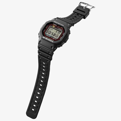Casio DW-5000R-1AER Unisex Analogue Quartz Watch with Strap, Black, Modern in Kuwait