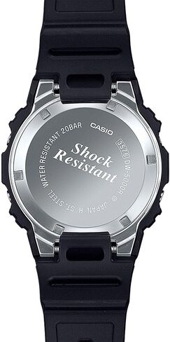 Casio DW-5000R-1AER Unisex Analogue Quartz Watch with Strap, Black, Modern in Kuwait