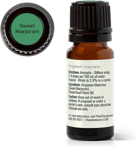 زيت البردقوش العطري الحلو من بلانت ثيرابي 10 مل (1/3 أونصة) نقي 100%، غير مخفف، علاج عطري مهدئ لدعم الجهاز الهضمي والتهاب العضلات in Kuwait