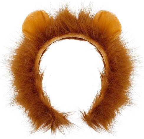 Lion Ears Headband Animal Ears Headband Lion Costume Adult for Halloween Party Cosplay Cute Fashion Hairband in Kuwait