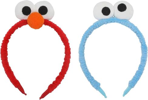 Bioworld Sesame Street Elmo and Cookie Monster Cosplay Character Headbands (Set of 2) in Kuwait