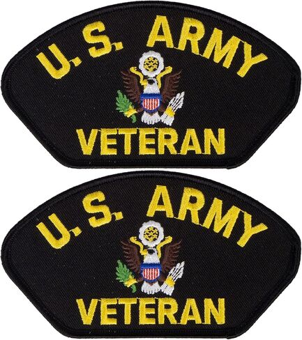 United States Military US Army Veteran Iron On Patch Only 2 Pieces in Saudi Arabia