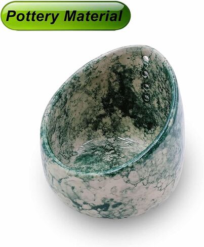 Pottery Herb Stripper Bowl Multi Size Holes Ceramic Stripping Tool Decorative Leaf Cilantro Parsley Basil Veggies Durable Kitchen Gadget in Saudi Arabia