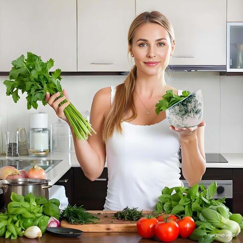 Pottery Herb Stripper Bowl Multi Size Holes Ceramic Stripping Tool Decorative Leaf Cilantro Parsley Basil Veggies Durable Kitchen Gadget in Saudi Arabia
