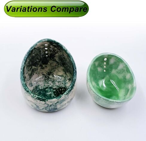 Pottery Herb Stripper Bowl Multi Size Holes Ceramic Stripping Tool Decorative Leaf Cilantro Parsley Basil Veggies Durable Kitchen Gadget in Saudi Arabia