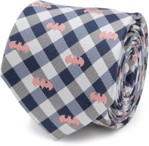 Cufflinks Inc. Batman Plaid Navy Men's Tie in Kuwait