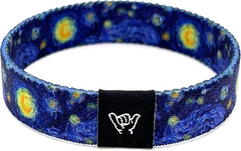 Hang Loose Bands - Southwestern Bracelet for Men, Women & Teens - Comfy Tribal Print and Boho - Western Style Reversible Wristband - Moonlight Dreams | Extra Small: 5.5" length (for petites & kids) in Saudi Arabia