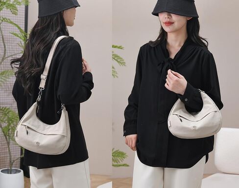 مترهل نايلون الهلال Crossbody المحافظ النساء تحت الإبط حقائب الكتف المتشرد زلابية حقيبة يد صغيرة محفظة 2026 in Kuwait