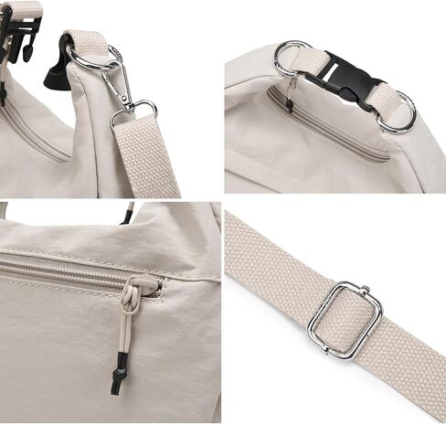 مترهل نايلون الهلال Crossbody المحافظ النساء تحت الإبط حقائب الكتف المتشرد زلابية حقيبة يد صغيرة محفظة 2026 in Kuwait