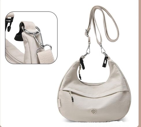 مترهل نايلون الهلال Crossbody المحافظ النساء تحت الإبط حقائب الكتف المتشرد زلابية حقيبة يد صغيرة محفظة 2026 in Kuwait