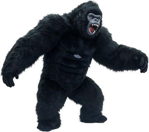 Inflatable Gorilla costume for Adult, Air Blow up Costume for Halloween Christmas Fancy Cosplay Party Full Body Dress in Kuwait