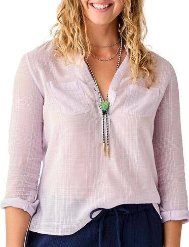 Carve Designs Women's Dylan Textured Shirt in Kuwait