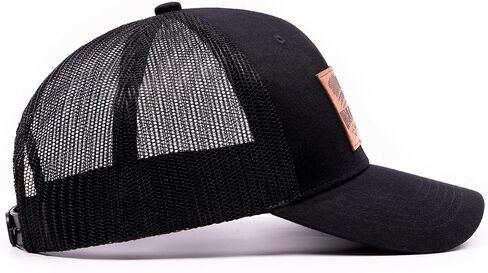 Worlds Best Dad The Man Myth Legend Faux Leather Patch Black Baseball Hat in Saudi Arabia
