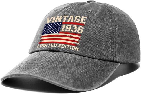 90th Birthday Gifts for Men 1936 Cool 90 Year Old Birthday Gift Ideas Dad Grandpa - Adjustable 90th Bday Baseball Cap in Saudi Arabia