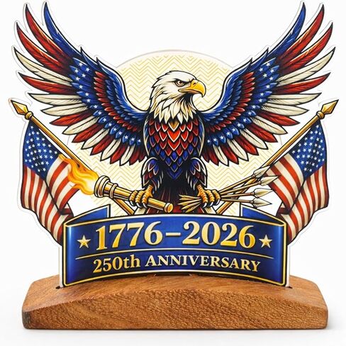 250th Anniversary Eagle Decor, 1776-2026, Eagle Patriotic Decorations, Fourth of july Decorations, America 250th Birthday Gifts, 250 Anniversary Usa Merchandise, Patriotic Decorations in Saudi Arabia