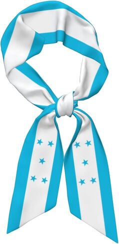 Flag Head Scarf For Women Long Thin Neck Scarves Hairband Waistband Purse Bag Scarf in Saudi Arabia