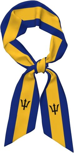 Flag Head Scarf For Women Long Thin Neck Scarves Hairband Waistband Purse Bag Scarf in Saudi Arabia