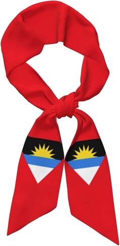 Flag Head Scarf For Women Long Thin Neck Scarves Hairband Waistband Purse Bag Scarf in Saudi Arabia