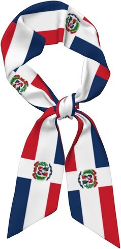 Flag Head Scarf For Women Long Thin Neck Scarves Hairband Waistband Purse Bag Scarf in Saudi Arabia