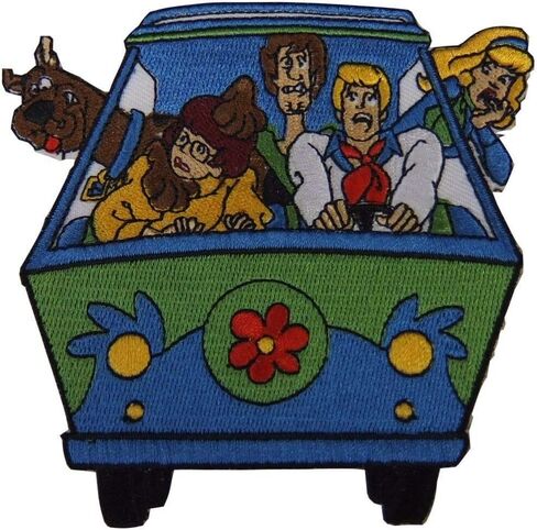 Scooby Doo The Gang in The Mystery Machine Embroidered Patch in Saudi Arabia