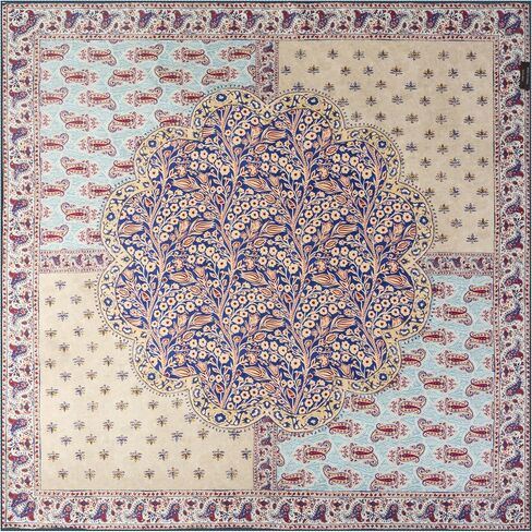 Junstuni 100% Mulberry Silk Scarf Woman Square Silk Shawl Pattern Headscarf,Neck Fashion Artistic Scarf Gift for Women/Girl in Kuwait