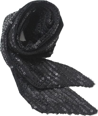 Small scarf with fashionable sequins for decoration in Saudi Arabia