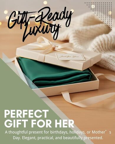 Green Satin Neck Scarf for Women - Silk Feeling Square 27x27 Inches for Hair, Handkerchief & Head Wrap in Saudi Arabia