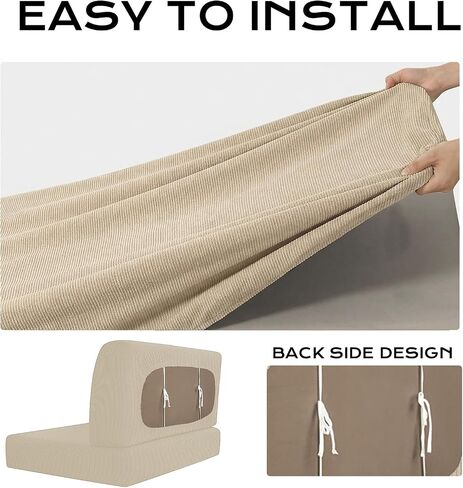 NILUOH Washable RV Sofa Cushion & Backrest Cover Set – Elastic Stretch RV Dinette Cushion Covers, Pet & Kid Friendly, Dust-Proof Furniture Protector for Camper & RV Decor in Saudi Arabia