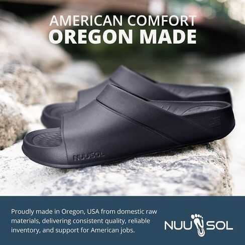 NUUSOL Men's Sawtooth Recovery Slide EVASOL Foam Footwear in Saudi Arabia