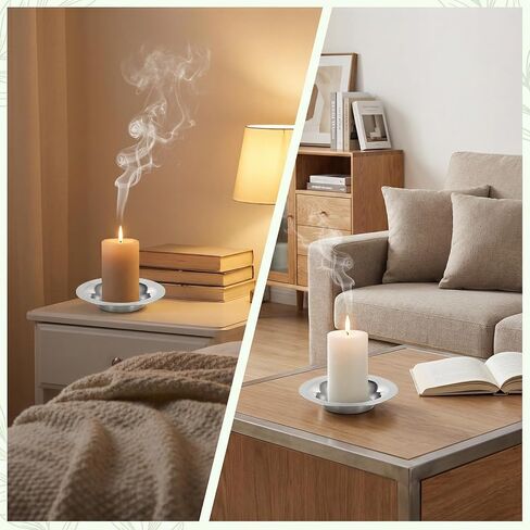 2 Pcs Bottom Plate Candle Warmer Wax Warmer Replacement Dish 3.42in Round Candle Warmers Plate Glass Heating & Melting Plates for Lamp Wax Melting Heating Warmers in Saudi Arabia