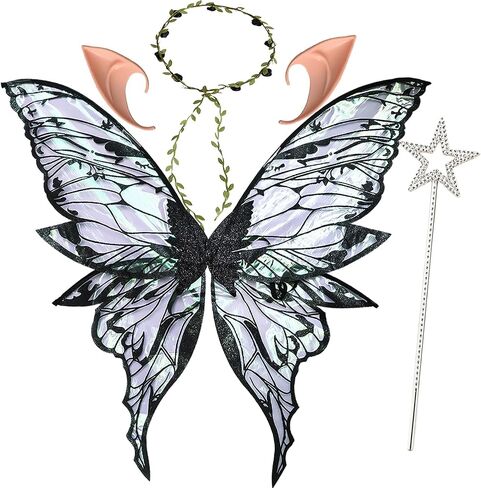 CLONG Fairy Wings Adult Butterfly Wings for Girls Fairy Wings Plus Size Costume Fairy Costume for Woman in Saudi Arabia