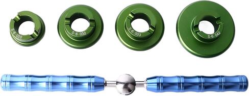 BRRNOO Watch Back Case Opener, Metal Watch Back Case Remover Tool with 4 Dies for Repair and Maintenance in Kuwait