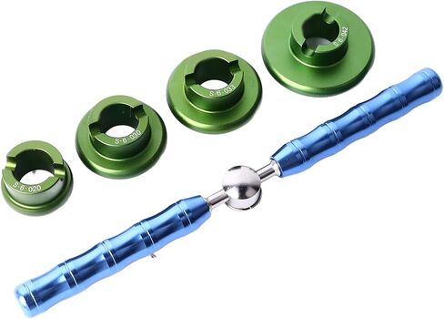 BRRNOO Watch Back Case Opener, Metal Watch Back Case Remover Tool with 4 Dies for Repair and Maintenance in Kuwait
