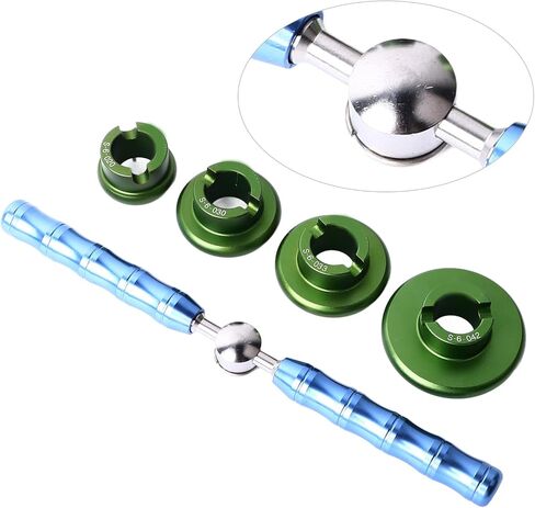 BRRNOO Watch Back Case Opener, Metal Watch Back Case Remover Tool with 4 Dies for Repair and Maintenance in Kuwait