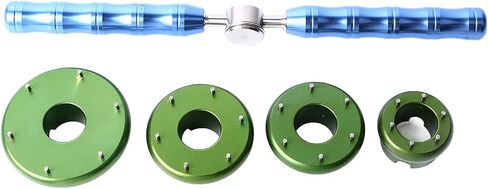 BRRNOO Watch Back Case Opener, Metal Watch Back Case Remover Tool with 4 Dies for Repair and Maintenance in Kuwait