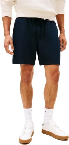 Tommy Hilfiger Men's Casual Linen Shorts 7 Inch with Stretch in Kuwait